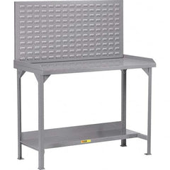 Little Giant - Stationary Work Benches, Tables Type: Work Bench Top Material: 12 Gauge Steel - Industrial Tool & Supply