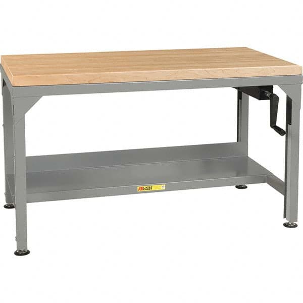Little Giant - Stationary Work Benches, Tables Type: Work Bench Top Material: Butcher Block Maple - Industrial Tool & Supply