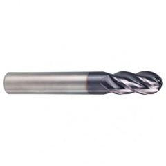 2.5mm TuffCut XR 4 Flute Carbide End Mill Ball Nose - Industrial Tool & Supply