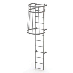 TRI-ARC - Rolling & Wall Mounted Ladders & Platforms Type: Fixed Ladder Style: Safety Cage - Industrial Tool & Supply