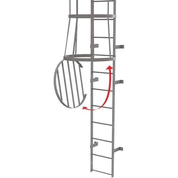 TRI-ARC - Ladder Accessories Type: Door For Use With: Tri-Arc Fixed Gray Steel Cage Ladders - Industrial Tool & Supply