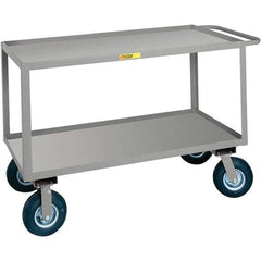 Little Giant - 1,200 Lb Capacity, 30" Wide x 48" Long x 38" High Cart - Steel, Pneumatic Casters - Industrial Tool & Supply