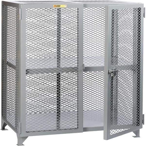 Little Giant - 1 Shelf Storage Cabinet - Steel, 49" Wide x 27" Deep x 52" High - Industrial Tool & Supply