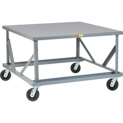 Little Giant - 3,600 Lb Capacity Steel Adjustable Pallet Stand - 30" High - Industrial Tool & Supply