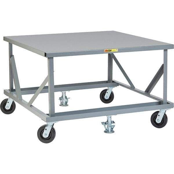 Little Giant - 3,600 Lb Capacity Steel Adjustable Pallet Stand - 30" High - Industrial Tool & Supply