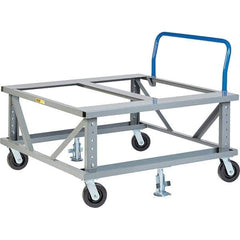 Little Giant - 3,600 Lb Capacity Steel Adjustable Pallet Stand - 48" High - Industrial Tool & Supply