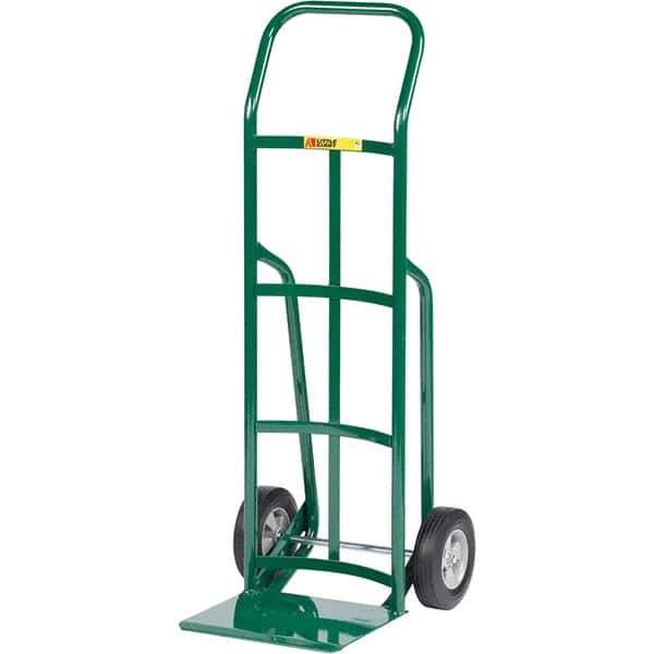 Little Giant - 800 Lb Capacity 47" OAH Hand Truck - Continuous Handle, Steel, Rubber Wheels - Industrial Tool & Supply
