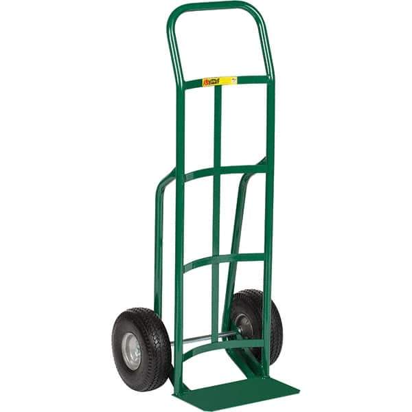 Little Giant - 800 Lb Capacity 47" OAH Hand Truck - Continuous Handle, Steel, Flat-Free Microcellular Foam Wheels - Industrial Tool & Supply