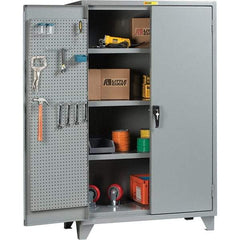 Little Giant - 3 Shelf Storage Cabinet - Steel, 60" Wide x 26" Deep x 78" High - Industrial Tool & Supply