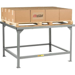 Little Giant - 40 Wide x 48" Deep x 30" High, Steel Workbench - Fixed Legs - Industrial Tool & Supply