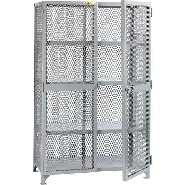 Little Giant - 3 Shelf Storage Cabinet - Steel, 61" Wide x 27" Deep x 78" High - Industrial Tool & Supply