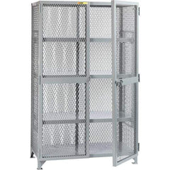 Little Giant - 3 Shelf Storage Cabinet - Steel, 49" Wide x 27" Deep x 78" High - Industrial Tool & Supply