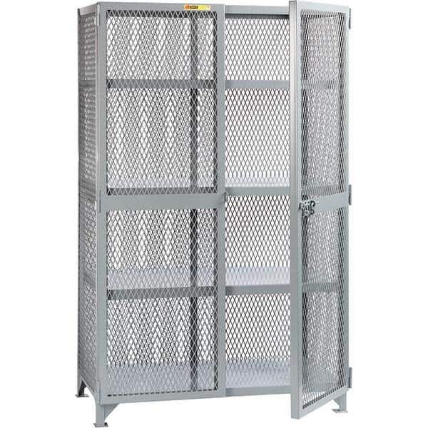 Little Giant - 3 Shelf Storage Cabinet - Steel, 61" Wide x 33" Deep x 78" High - Industrial Tool & Supply