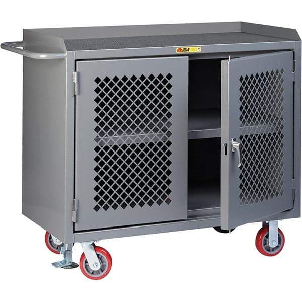 Little Giant - 3,600 Lb Capacity, 2 Drawer Mobile Cabinet - 48" Wide x 43" High - Industrial Tool & Supply