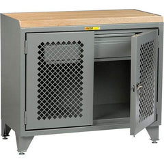 Little Giant - 3,600 Lb Capacity, 1 Drawer Mobile Cabinet Bench - 24" Wide x 43" High - Industrial Tool & Supply