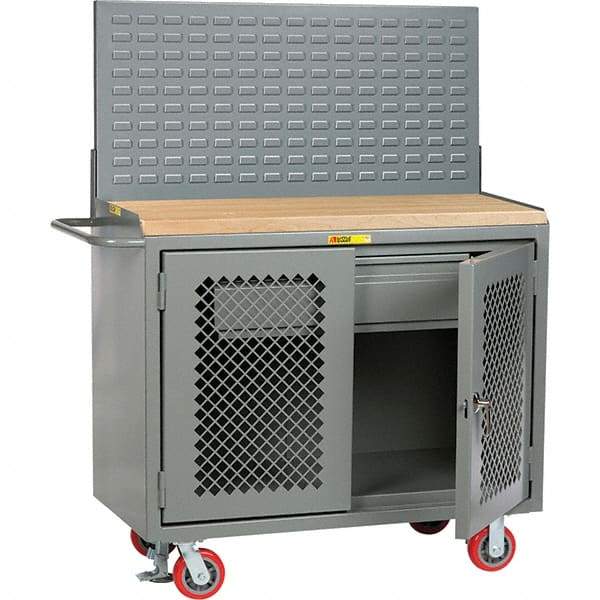Little Giant - 3,600 Lb Capacity, 1 Drawer Mobile Cabinet - 48" Wide x 65" High - Industrial Tool & Supply