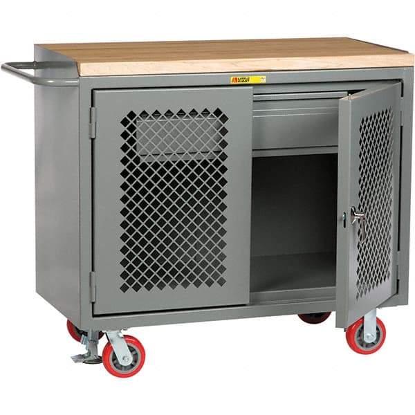 Little Giant - 3,600 Lb Capacity, 1 Drawer Mobile Cabinet - 48" Wide x 43" High - Industrial Tool & Supply