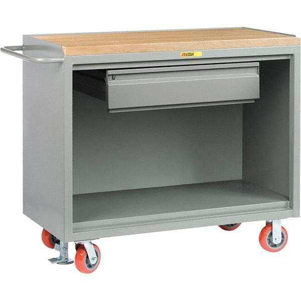 Little Giant - 3,600 Lb Capacity, 1 Drawer Mobile Cabinet - 48" Wide x 43" High - Industrial Tool & Supply