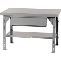 Little Giant - 48 Wide x 30" Deep x 37" High, Steel Workbench - Adjustable Height Legs - Industrial Tool & Supply