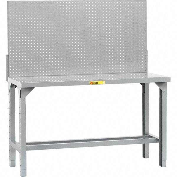 Little Giant - 72 Wide x 36" Deep x 65" High, Steel Workbench - Adjustable Height Legs - Industrial Tool & Supply
