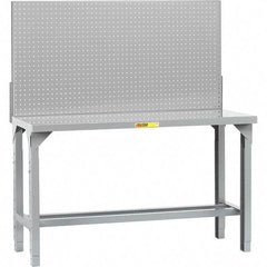 Little Giant - 72 Wide x 36" Deep x 65" High, Steel Workbench - Adjustable Height Legs - Industrial Tool & Supply