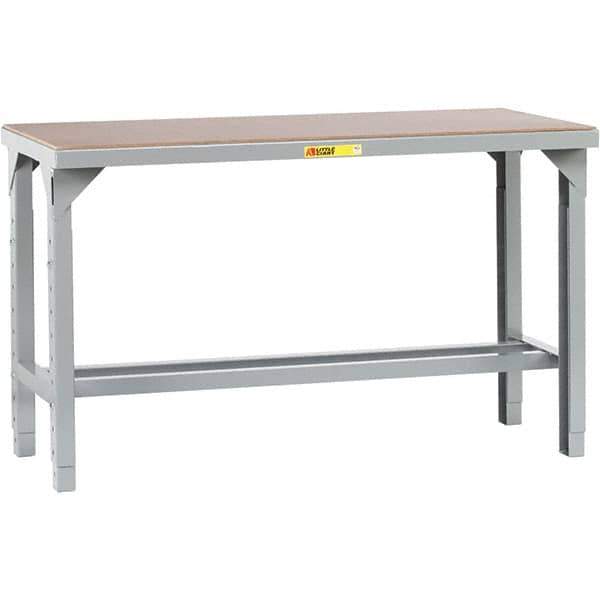 Little Giant - 72 Wide x 36" Deep x 41" High, Steel Workbench - Adjustable Height Legs - Industrial Tool & Supply