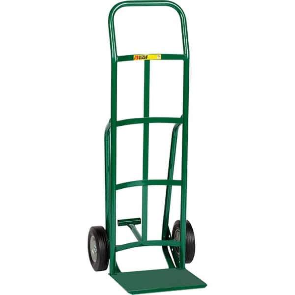 Little Giant - 800 Lb Capacity 47" OAH Hand Truck - Continuous Handle, Steel, Rubber Wheels - Industrial Tool & Supply