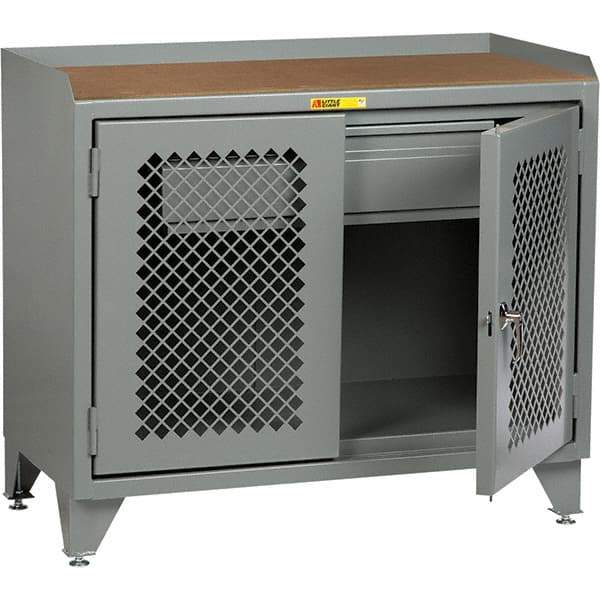 Little Giant - Stationary Workstations Type: Security Workstation Width (Inch): 36 - Industrial Tool & Supply
