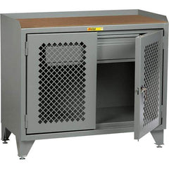 Little Giant - Stationary Workstations Type: Security Workstation Width (Inch): 36 - Industrial Tool & Supply
