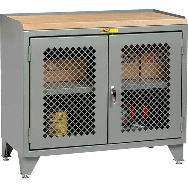 Little Giant - 3,600 Lb Capacity, 1 Drawer Mobile Cabinet Bench - 24" Wide x 43" High - Industrial Tool & Supply