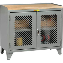 Little Giant - 3,600 Lb Capacity, 1 Drawer Mobile Cabinet Bench - 24" Wide x 43" High - Industrial Tool & Supply