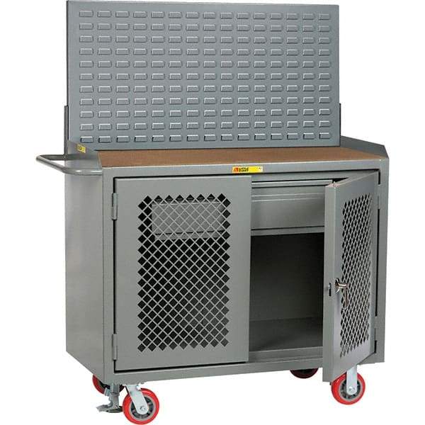 Little Giant - 3,600 Lb Capacity, 1 Drawer Mobile Cabinet - 48" Wide x 65" High - Industrial Tool & Supply