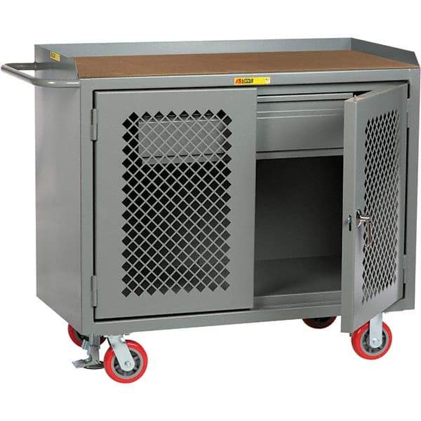Little Giant - 3,600 Lb Capacity, 1 Drawer Mobile Cabinet - 48" Wide x 43" High - Industrial Tool & Supply