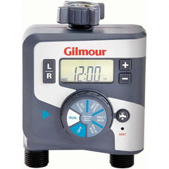 Gilmour - Lawn Sprinkler Timers Type: Auto ON/OFF Dual Outlet Electronic Timer Number of Watering Modes: 1 - Industrial Tool & Supply