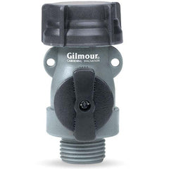 Gilmour - Garden Hose Fittings & Repair Kits Type: Shut-Off Valve Connector Type: Male; Female - Industrial Tool & Supply