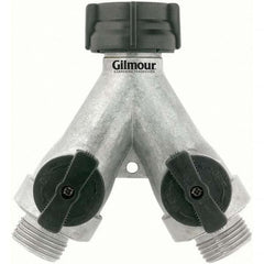 Gilmour - Garden Hose Fittings & Repair Kits Type: Shut-Off Valve Connector Type: Male; Female - Industrial Tool & Supply