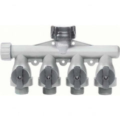 Gilmour - Garden Hose Fittings & Repair Kits Type: Shut-Off Valve Connector Type: Male; Female - Industrial Tool & Supply
