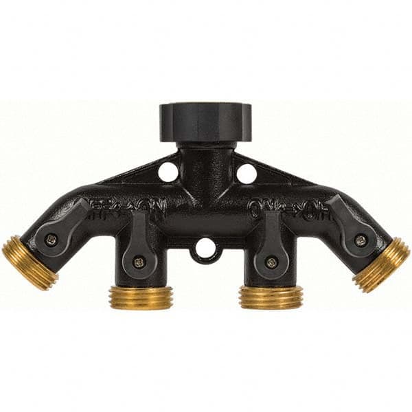 Gilmour - Garden Hose Fittings & Repair Kits Type: Shut-Off Valve Connector Type: Male; Female - Industrial Tool & Supply