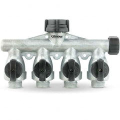 Gilmour - Garden Hose Fittings & Repair Kits Type: Shut-Off Valve Connector Type: Male; Female - Industrial Tool & Supply