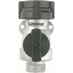 Gilmour - Garden Hose Fittings & Repair Kits Type: Shut-Off Valve Connector Type: Male; Female - Industrial Tool & Supply