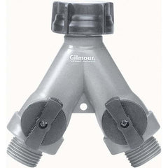Gilmour - Garden Hose Fittings & Repair Kits Type: Shut-Off Valve Connector Type: Male; Female - Industrial Tool & Supply