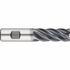 Guhring - 5/8" Diam 5 Flute Solid Carbide 0.06" Corner Radius End Mill - Industrial Tool & Supply