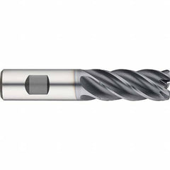 Guhring - 1/4" Diam 5 Flute Solid Carbide 0.03" Corner Radius End Mill - Industrial Tool & Supply