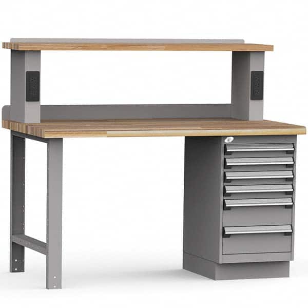 Rousseau Metal - Stationary Work Benches, Tables Type: Work Bench Top Material: Laminated Wood - Industrial Tool & Supply