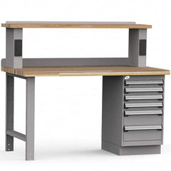 Rousseau Metal - Stationary Work Benches, Tables Type: Work Bench Top Material: Laminated Wood - Industrial Tool & Supply