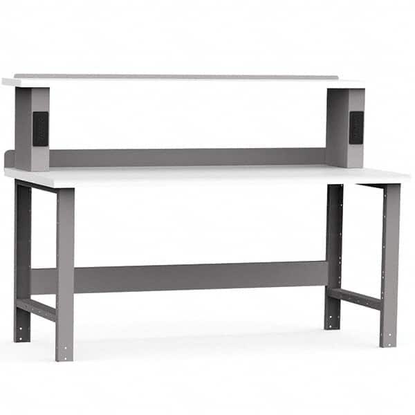 Rousseau Metal - Stationary Work Benches, Tables Type: Work Bench Top Material: Laminated Plastic - Industrial Tool & Supply