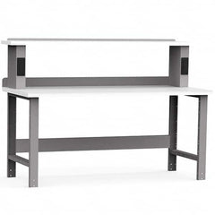 Rousseau Metal - Stationary Work Benches, Tables Type: Work Bench Top Material: Laminated Plastic - Industrial Tool & Supply