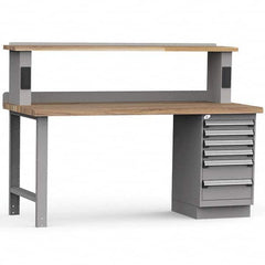 Rousseau Metal - Stationary Work Benches, Tables Type: Work Bench Top Material: Laminated Wood - Industrial Tool & Supply