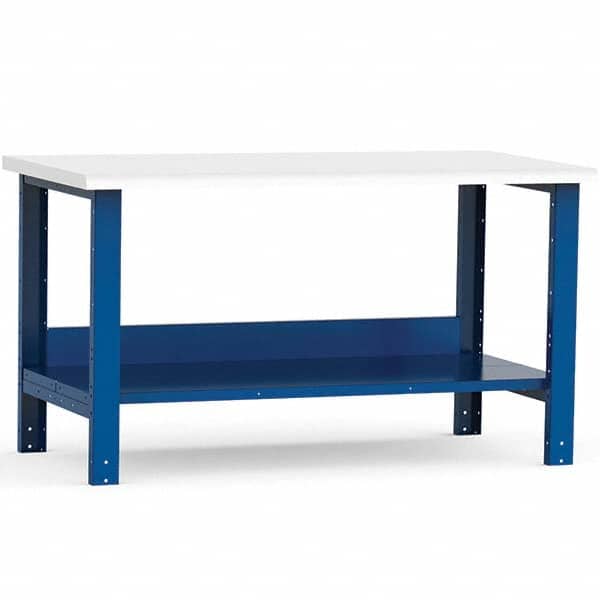 Rousseau Metal - Stationary Work Benches, Tables Type: Work Bench Top Material: Laminated Plastic - Industrial Tool & Supply