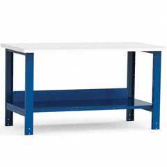 Rousseau Metal - Stationary Work Benches, Tables Type: Work Bench Top Material: Laminated Plastic - Industrial Tool & Supply